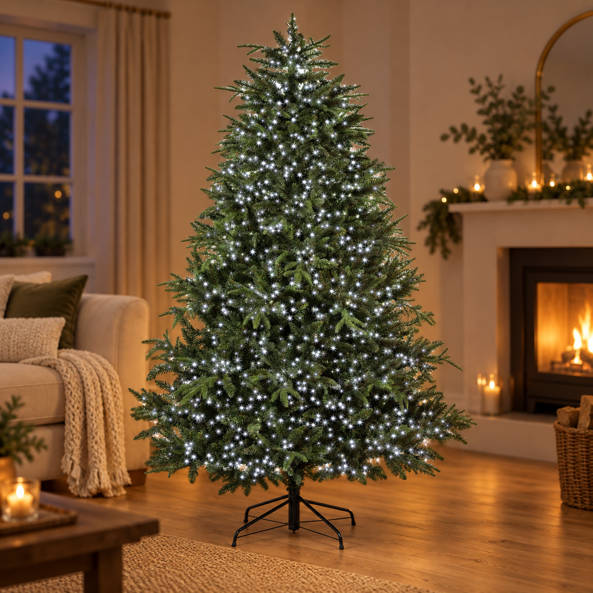 Premier 500 LED TreeBrights Christmas Lights – White