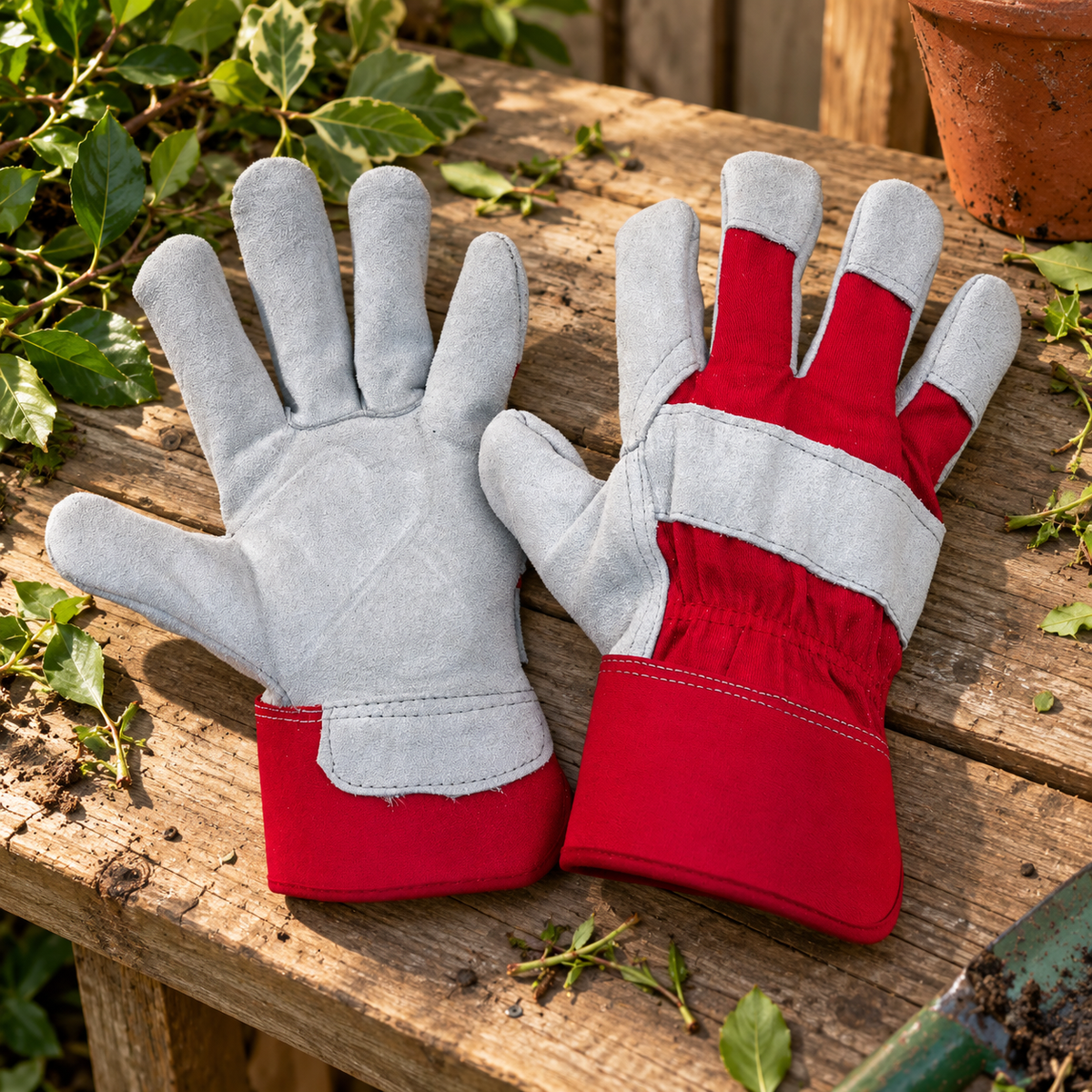Kent & Stowe Red Rigger Gloves, Medium