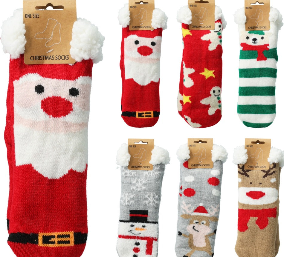 SOCKS XMAS KIDS 6ASS DESIGN