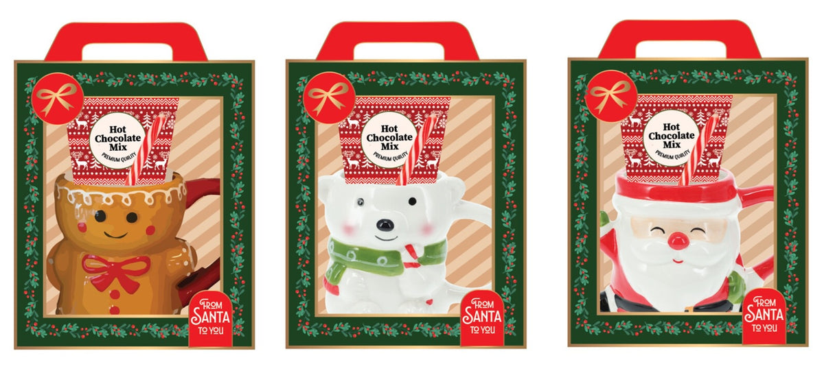 SANTA AND FRIENDS GIFTBOX 3ASS