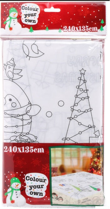 TABLECLOTH 240X135CM XMAS DESI
