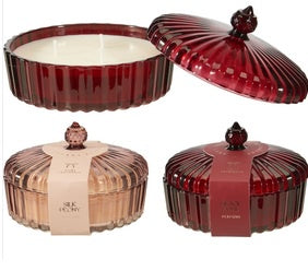 SCENTED CANDLE IN GLASS 13X8CM