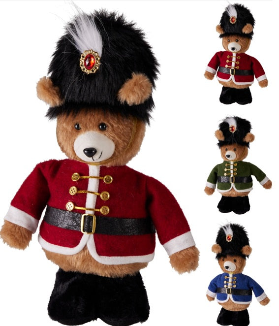 BEAR SOLDIER 37CM 3ASS KLEUR