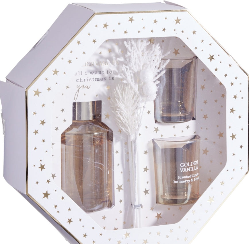 DIFFUSER GIFT SET 5PCS 2ASS