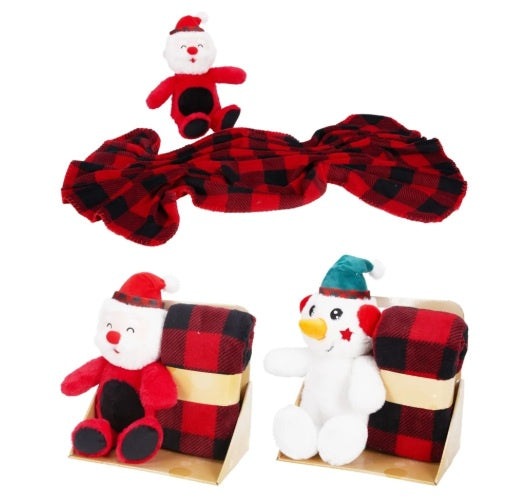 PLUSH FIGURE WITH BLANKET