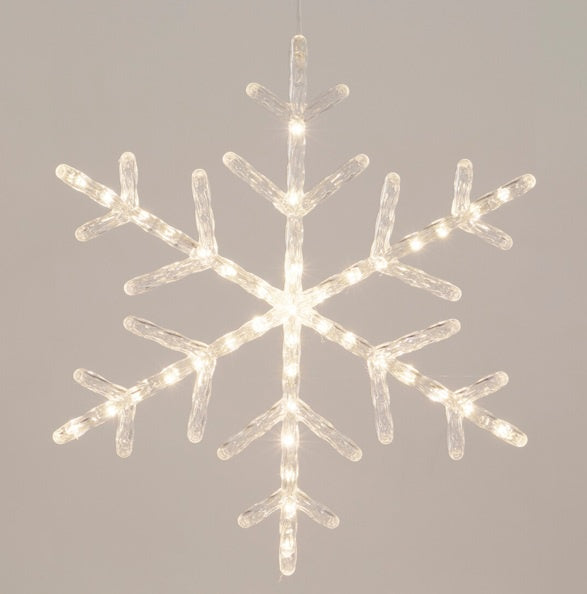 SNOWFLAKE 40LED WARM WHITE