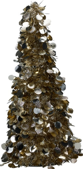 TREE TINSEL 60CM CHAMPAGNE