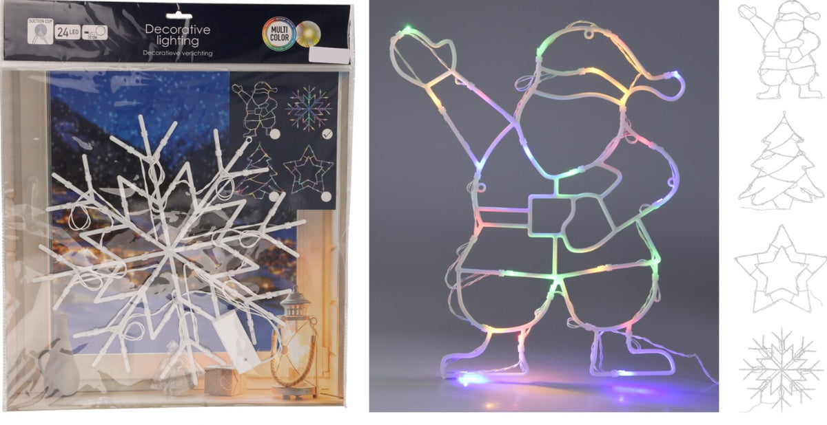 XMAS FIGURE 24LED MULTI COLOR