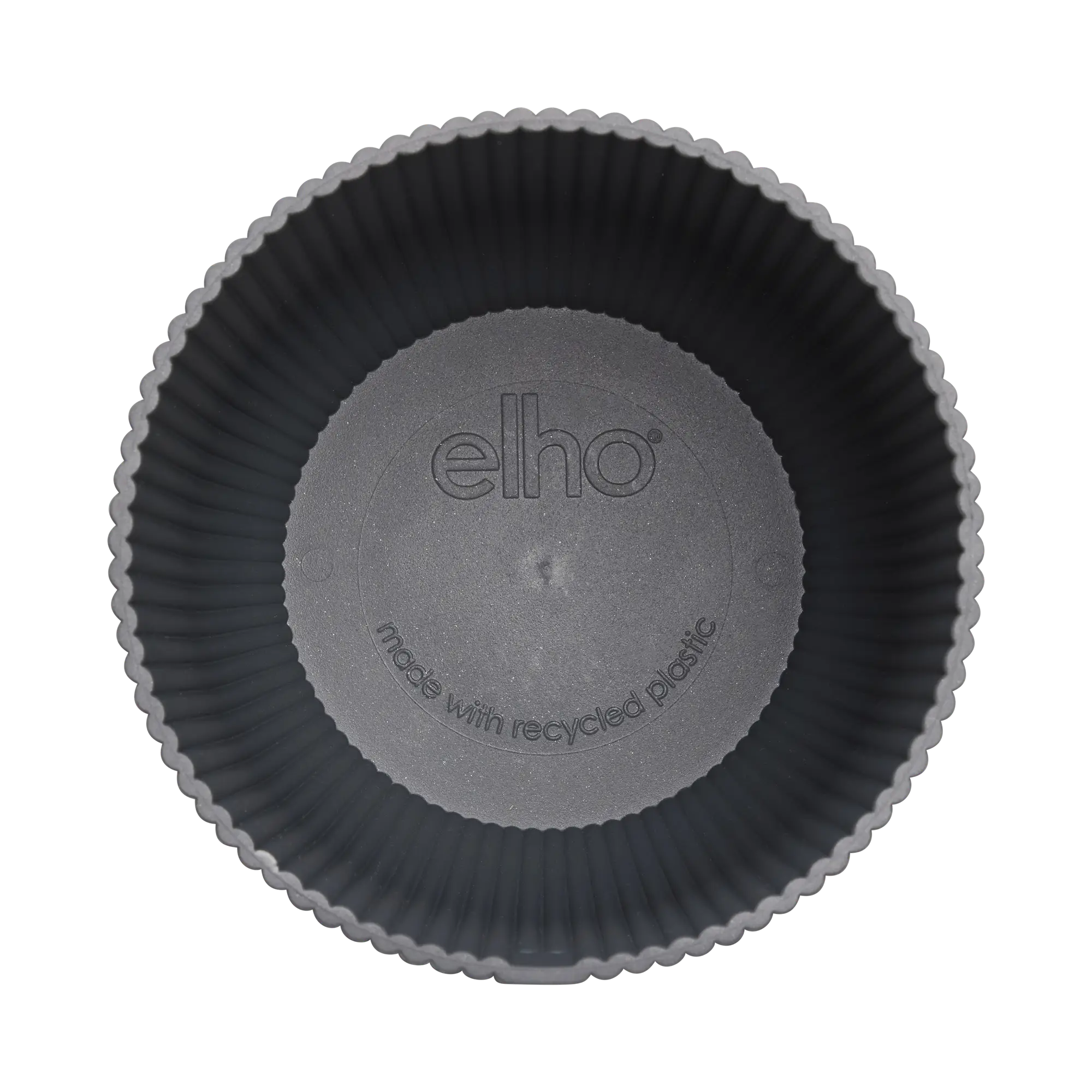 Vibes Fold Round 14cm Anthracite Pot by Elho
