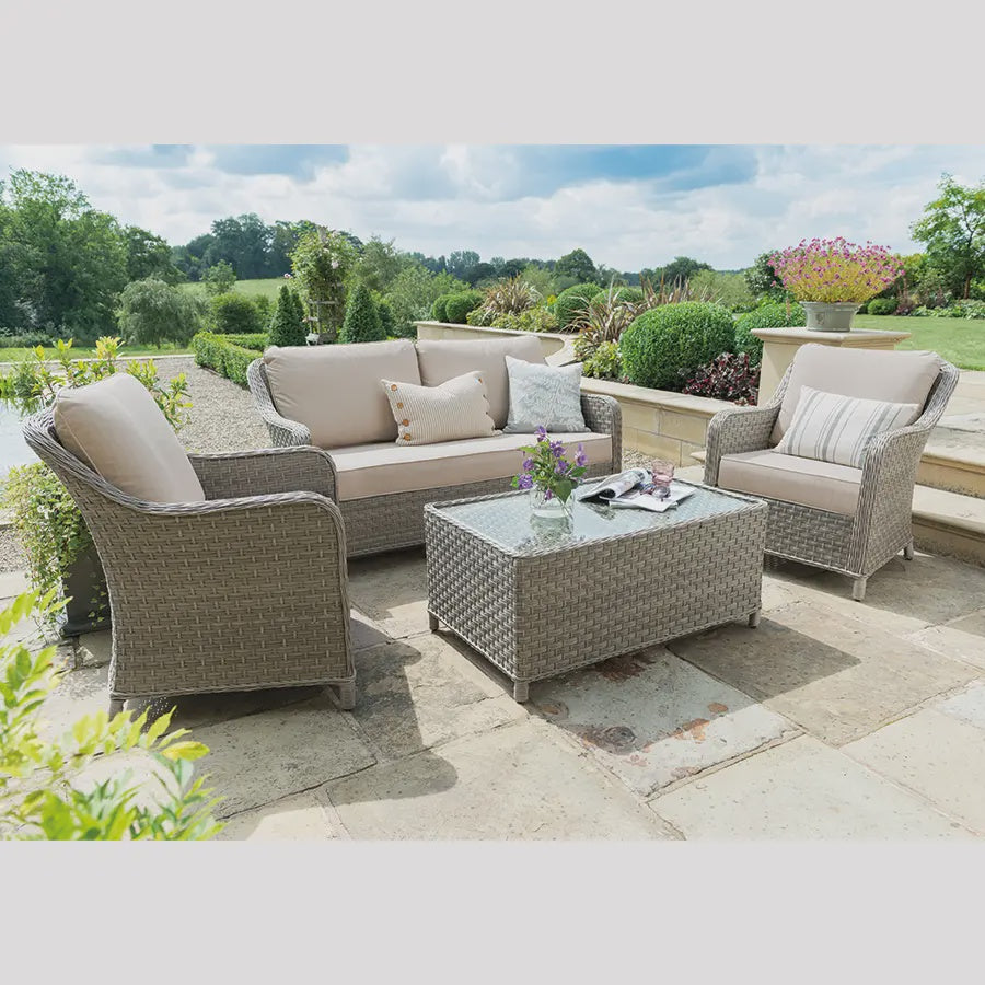 KETTLER Charlbury Signature Rattan Lounge Garden Furniture Set