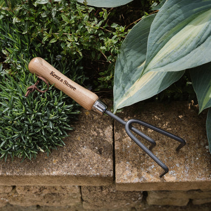 Carbon Steel Hand 3 Prong Cultivator by Kent &amp; Stowe