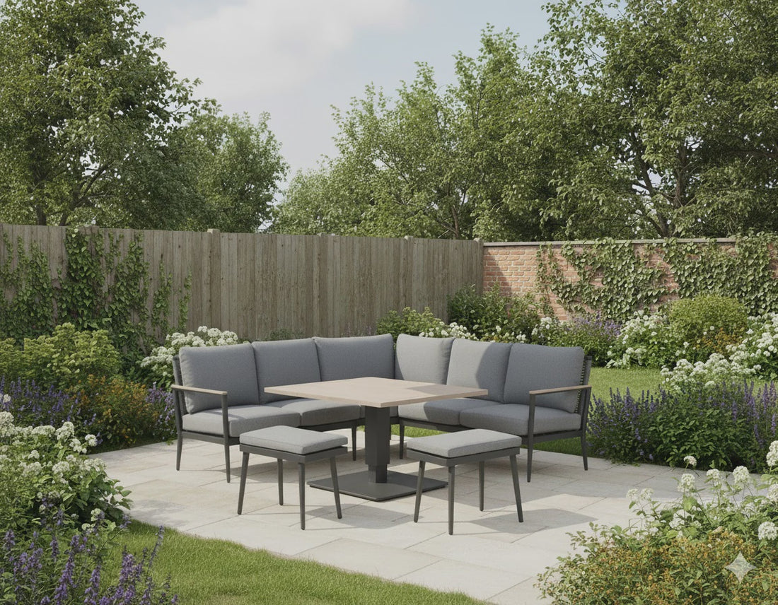 Merano Aluminium Corner Set