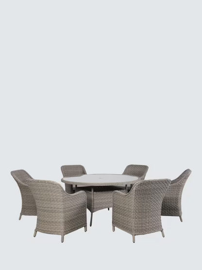 Kettler Garden Furniture - Charlbury Woven 6 Seater Garden Furniture Set