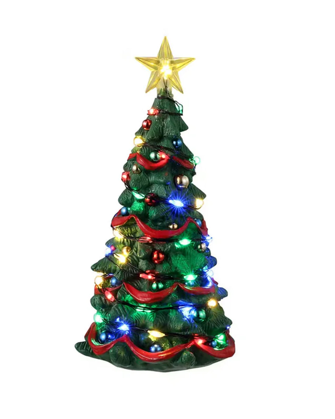 Lemax Joyful Christmas Tree – Multi Light (Battery Operated, 4.5V)