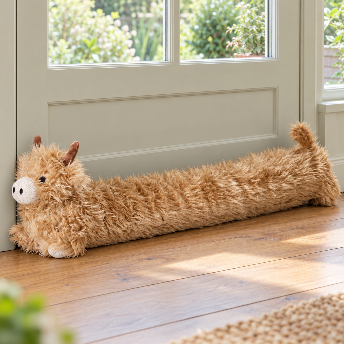 Highland Cow Draught Excluder, 75 cm