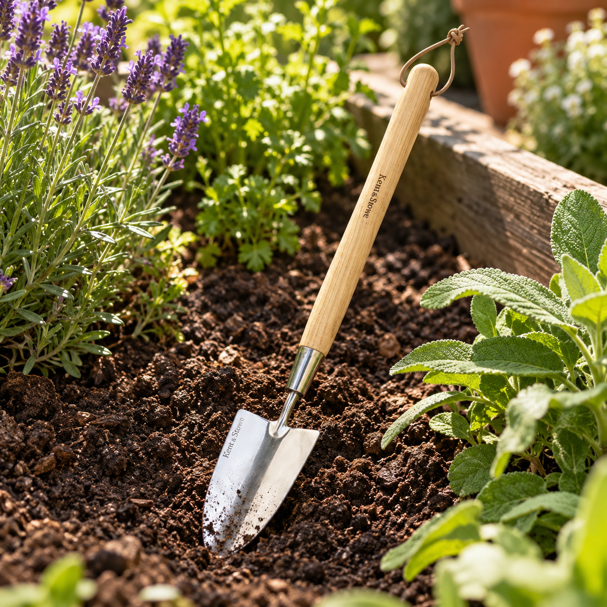 Kent &amp; Stowe Stainless Steel Border Hand Trowel