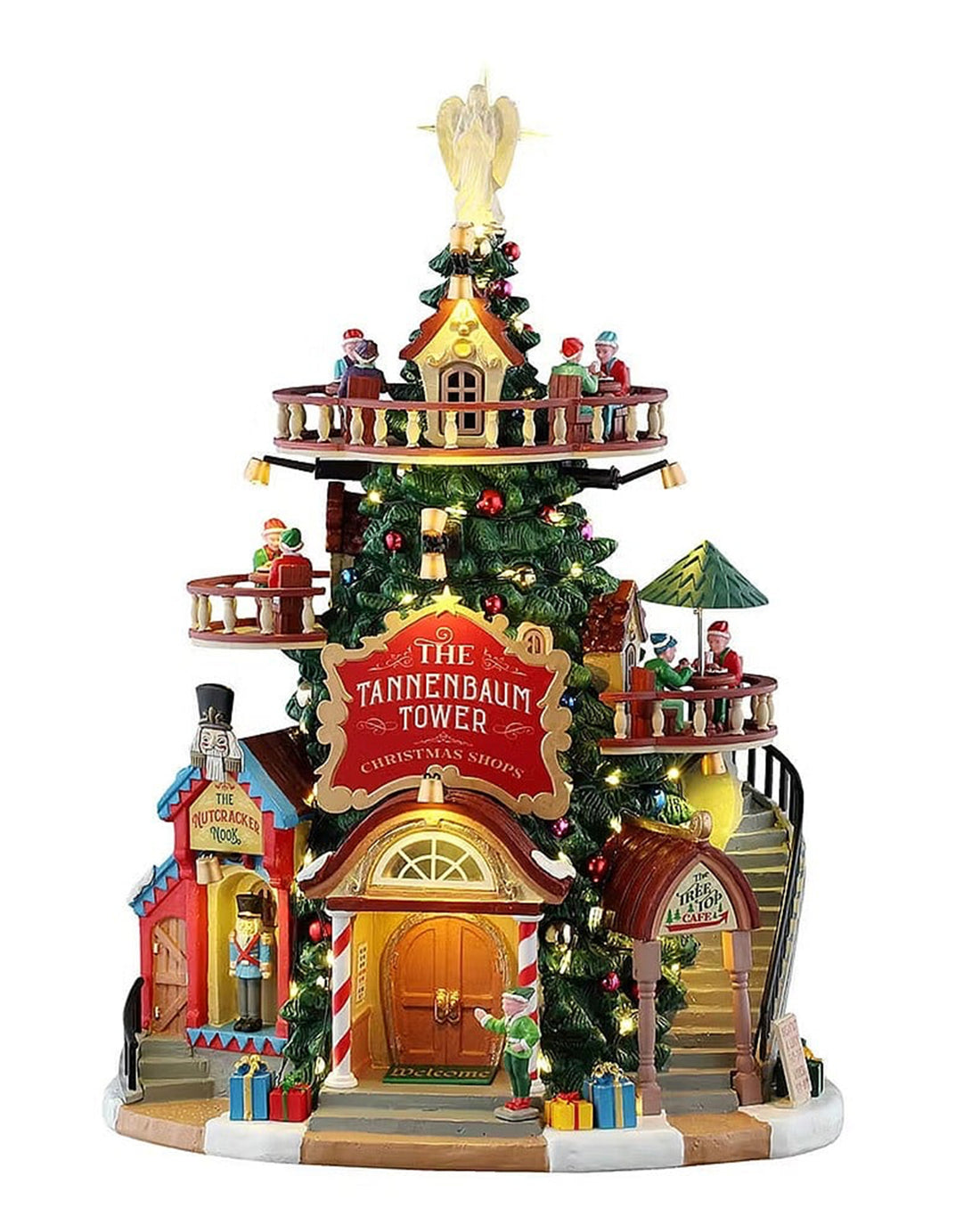Lemax The Tannenbaum Tower Christmas Shops – Lighted Building