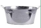 TUB OVAL ZINC 50X35CM
