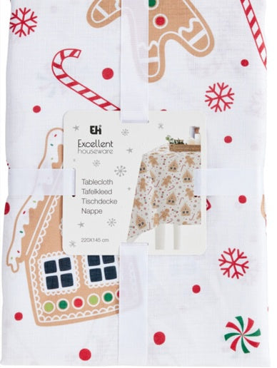 TABLECLOTH 145X220CM GINGER