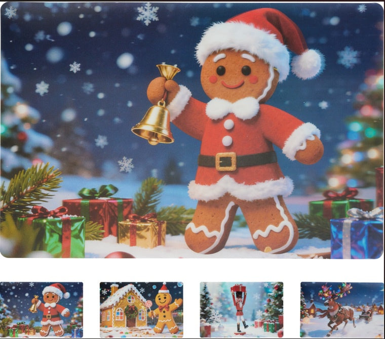 PLACEMAT 42X28CM PP 4ASS XMAS