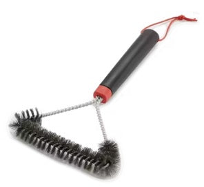 Weber 30cm Three-Sided Grill Brush