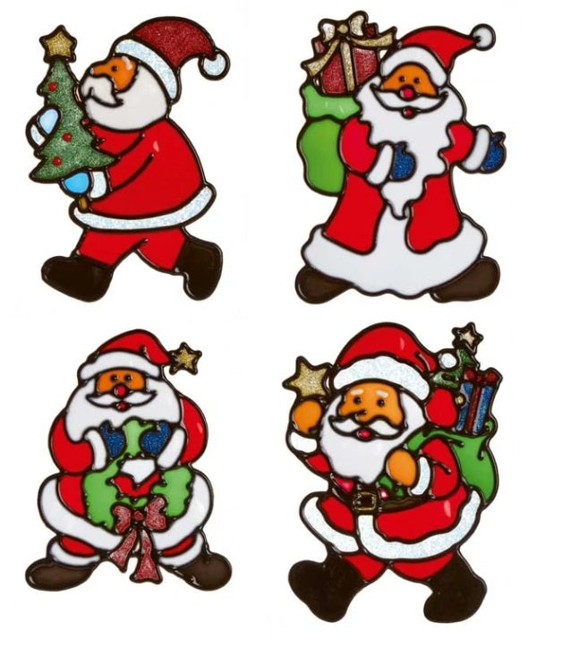 18 x 14cm Santa Window Cling