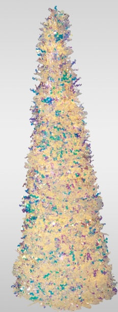 CONE TINSEL LED 47CM
