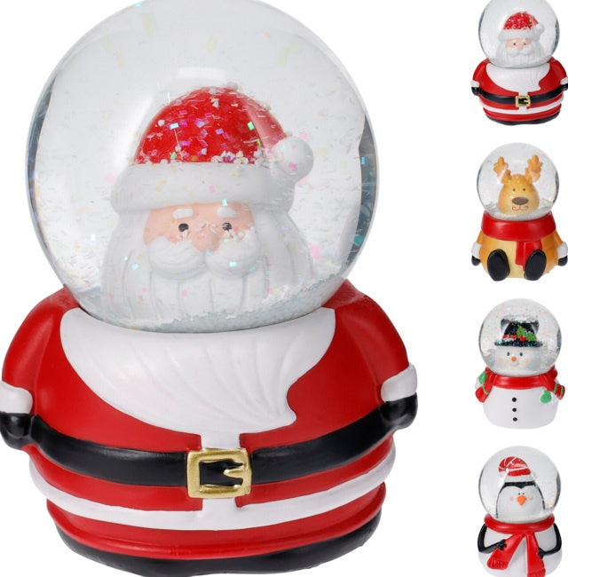 WATERBALL 65MM XMAS 4ASS