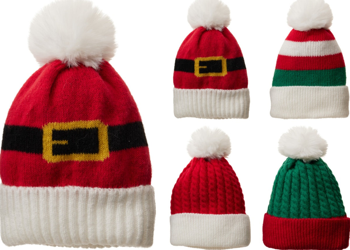 KNITTED HAT 30CM 4ASS
