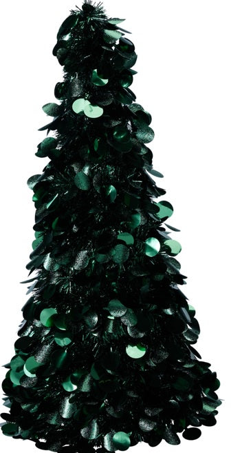 TREE TINSEL 60CM GREEN