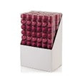 60mm 10pc Plum Shatterproof Baubles