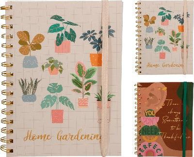 NOTEBOOK A5 PRINTED COVER 3ASS