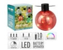 Party Lights Multicoloured LED Festoon Lights, 7.5m