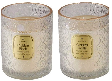 SCENTED CANDLE IN GLASS 10X12C