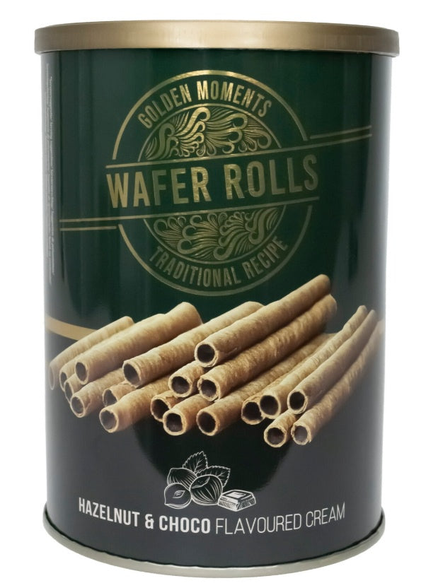 WAFER ROLLS HAZELNUT FLAVOUR