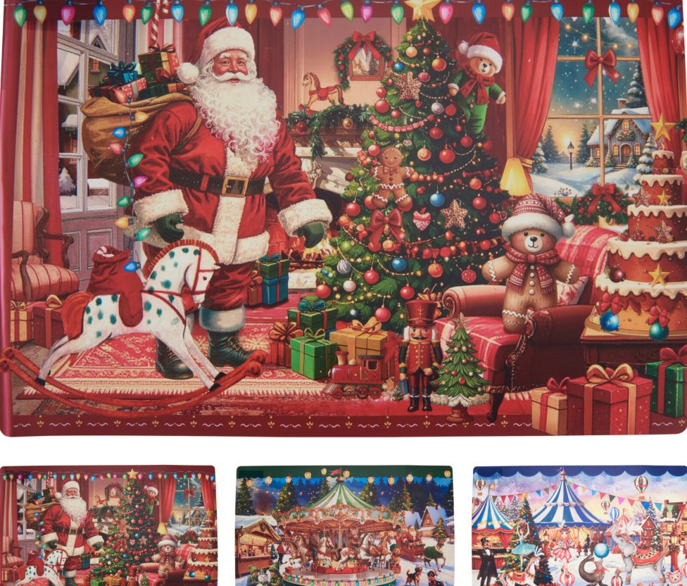 PLACEMAT PP 3ASS XMAS DESIGN