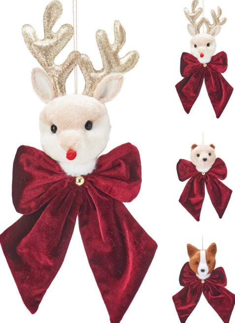 BOW WITH ANIMALS HEAD 20CM 3A