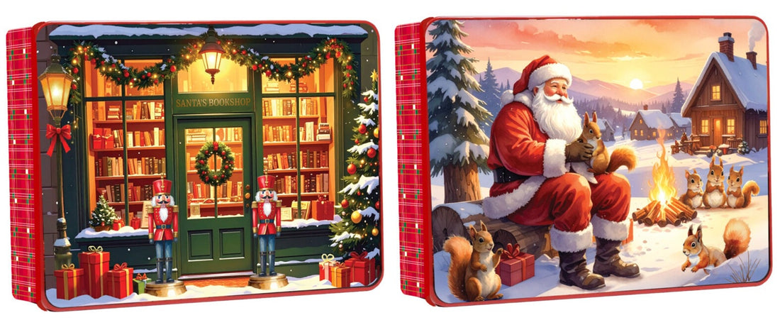 RECTANGULAR STORY TINS 2ASS