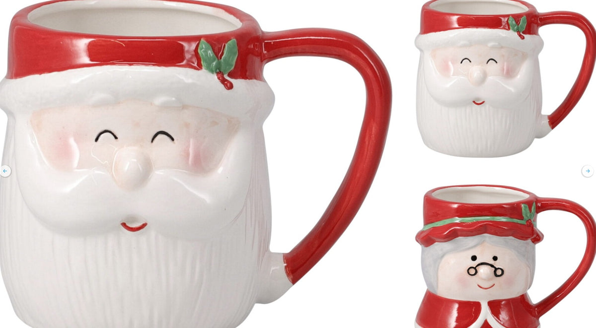 MUG XMAS 10CM 2ASS DESIGN