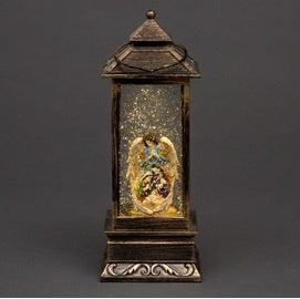 B/O Swirling Glitter Lantern /Nativity - 28cm