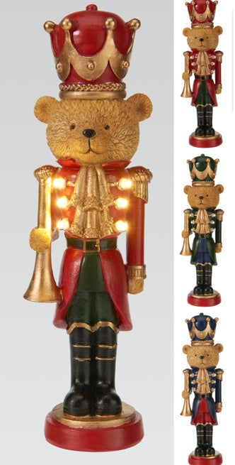 BEAR STANDING LED 27CM