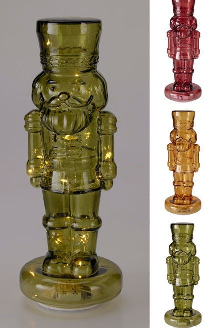 NUTCRACKER WITH LED 29CM 3ASS