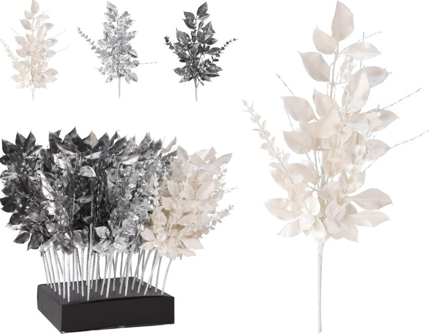 BERRY BRANCH METALLIC 50CM 3AS