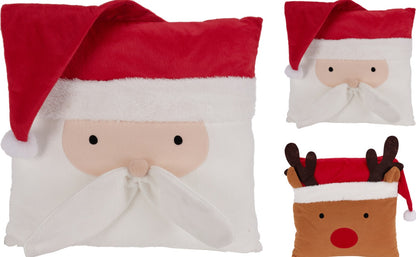 Christmas Character Cushion, Assorted Designs