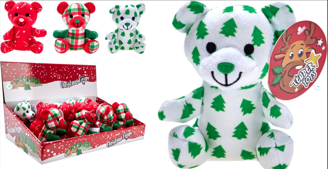 XMAS FIGURE PLUSH 10X6X11CM