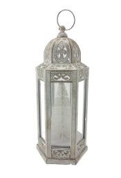 30cm B/O LED Lantern / White Tree