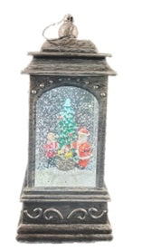 B/O USB 21cm Silver Musical Water Lantern San