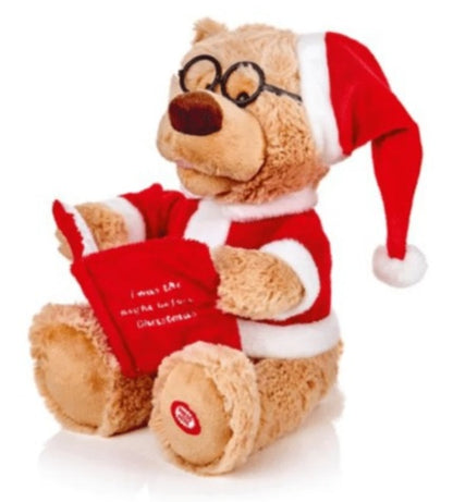 Animated Christmas Storytelling Bear