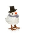 14cm Snowman Robin Plush
