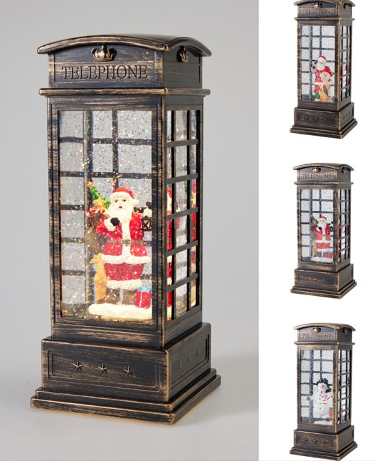TELEPHONE BOOTH 10X24CM 3ASS